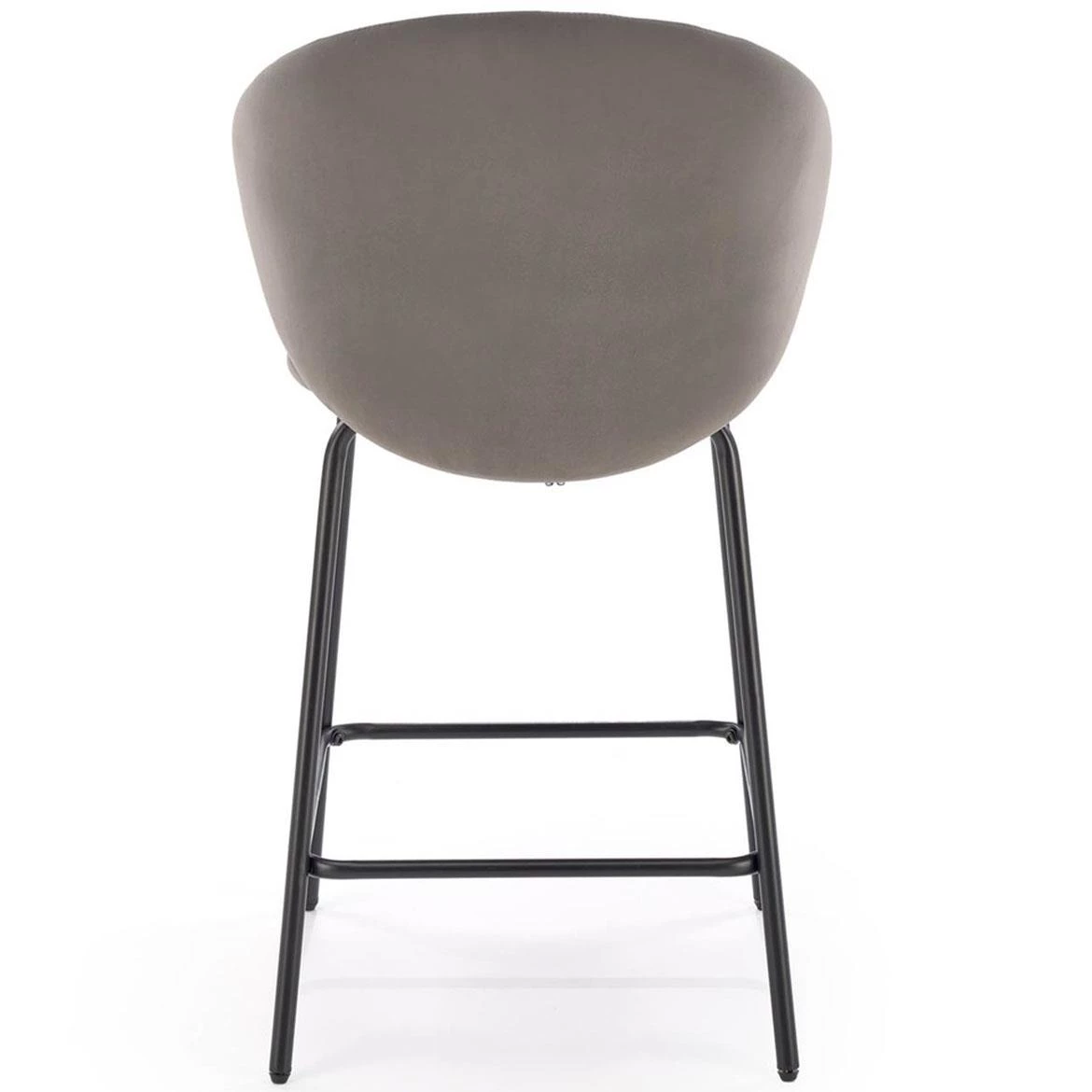 H121 barska stolica 51x50x92 cm siva/crna