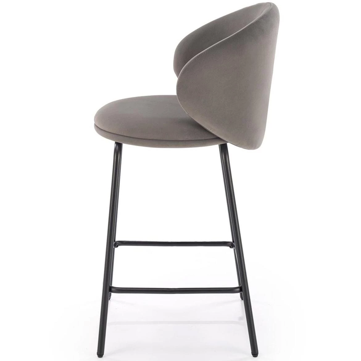 H121 barska stolica 51x50x92 cm siva/crna