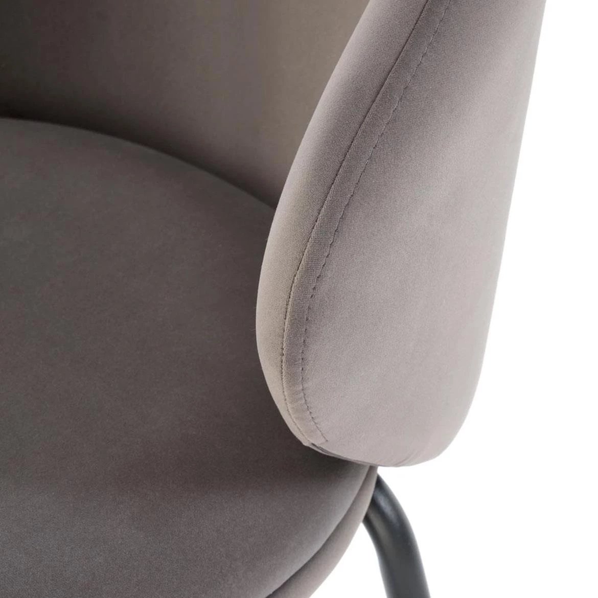 H121 barska stolica 51x50x92 cm siva/crna