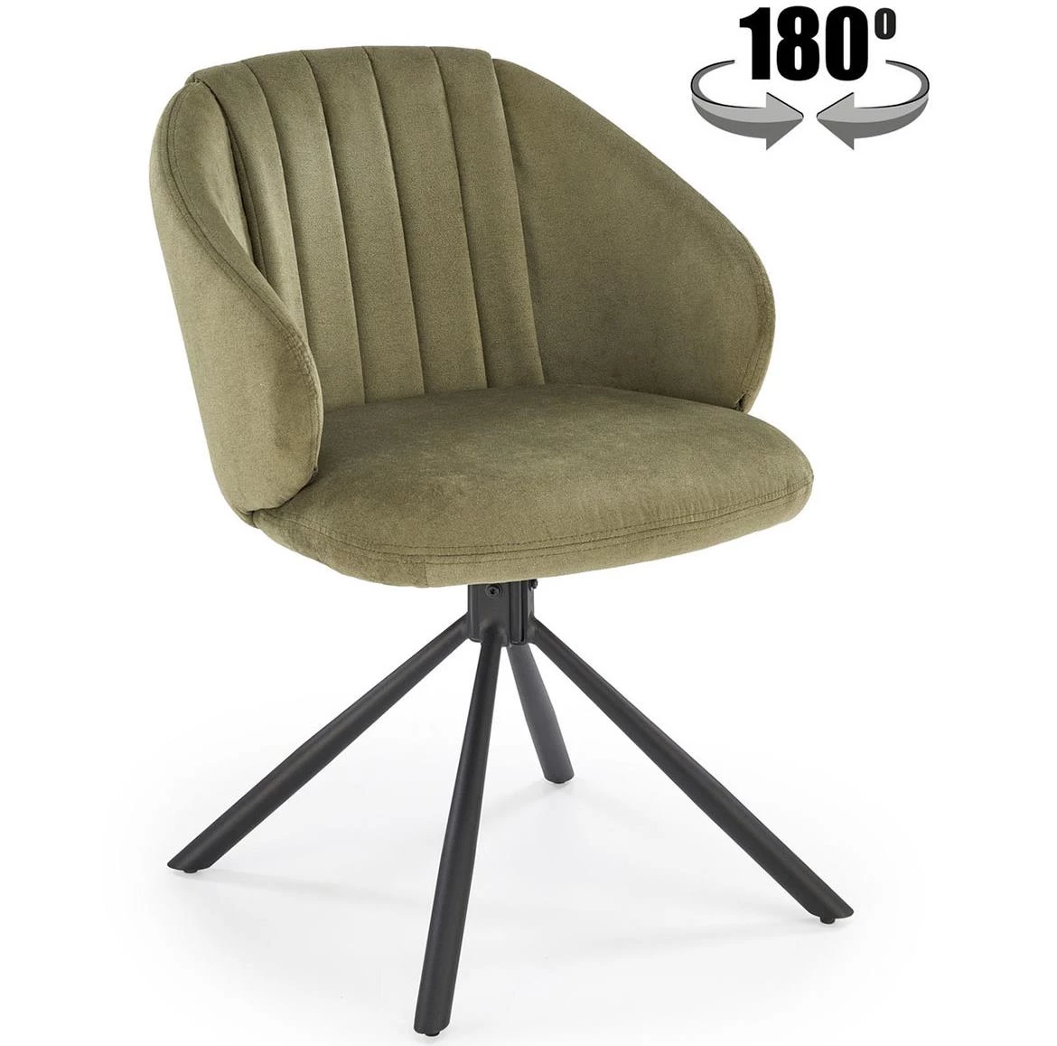 K533 stolica 57x60x80 cm maslinasto zelena