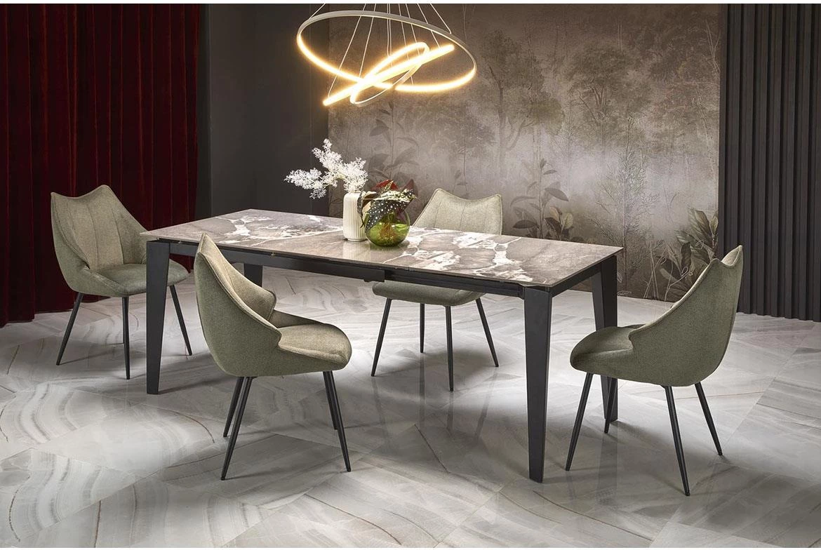 K543 stolica 55x60x87 cm maslinasto zelena