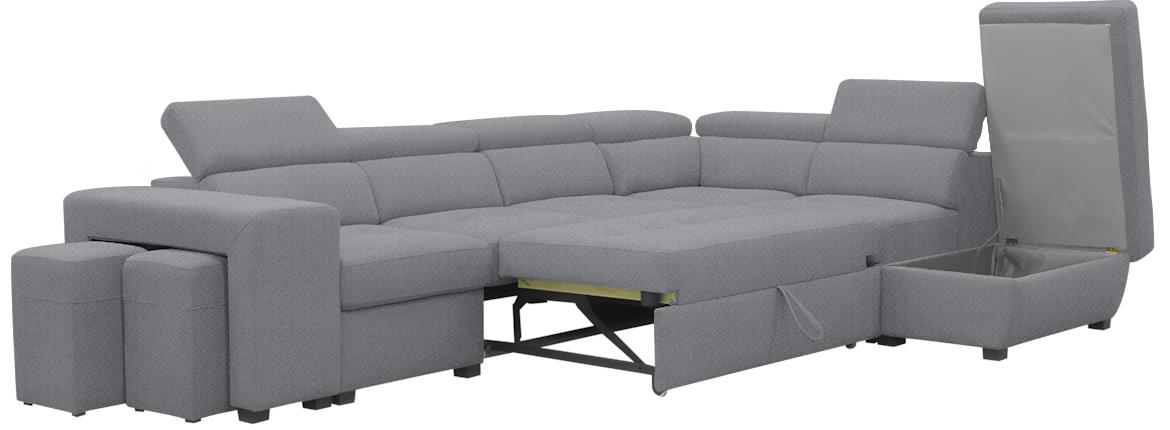 Positano ugaona sofa 2KSPUFA+B+1+2F+R+1+OTM Antologi?a 18 SZ