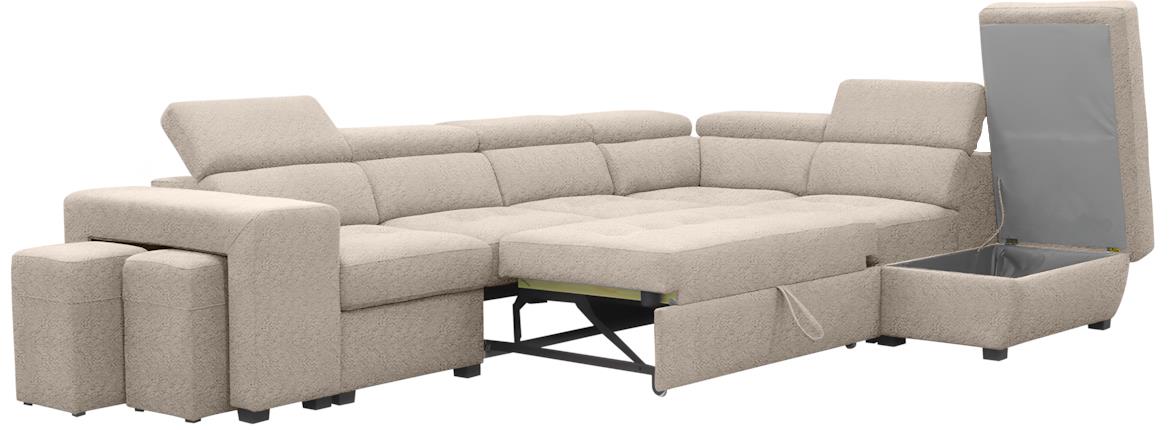 Positano ugaona sofa 2KSPUFA+B+1+2F+R+1+OTM Anthologi 02 BE