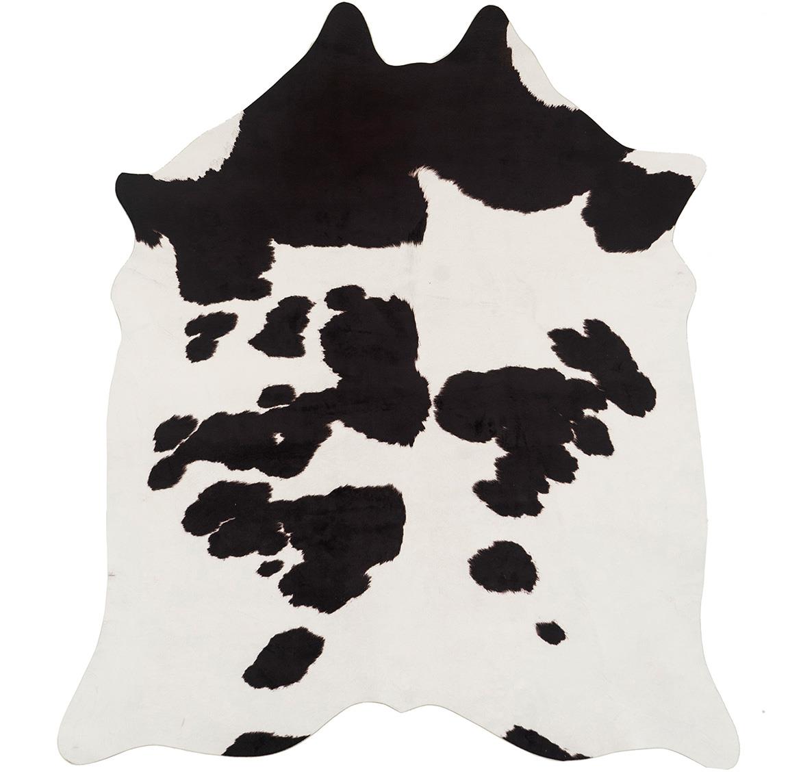 Tepih Faux Cowhide 120 x 150 cm crno beli