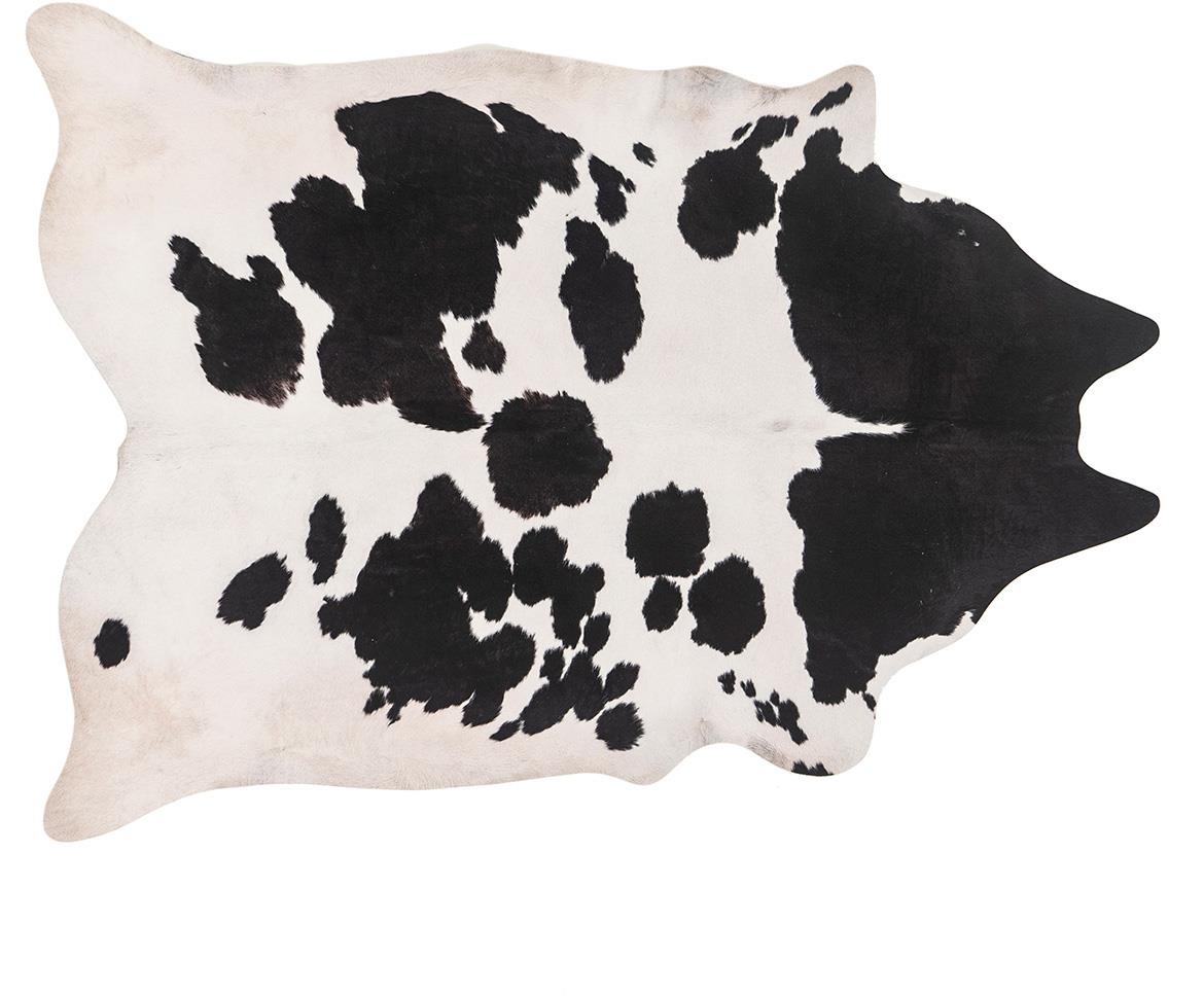 Tepih Faux Cowhide 120 x 150 cm crno beli