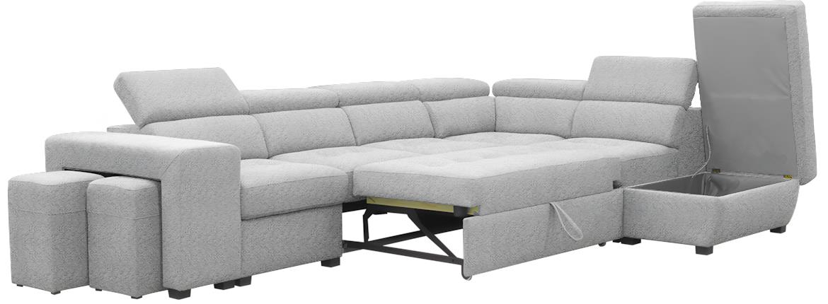 Positano ugaona sofa 2KSPUFA+B+1+2F+R+1+OTM Antologi?a 15 SZ