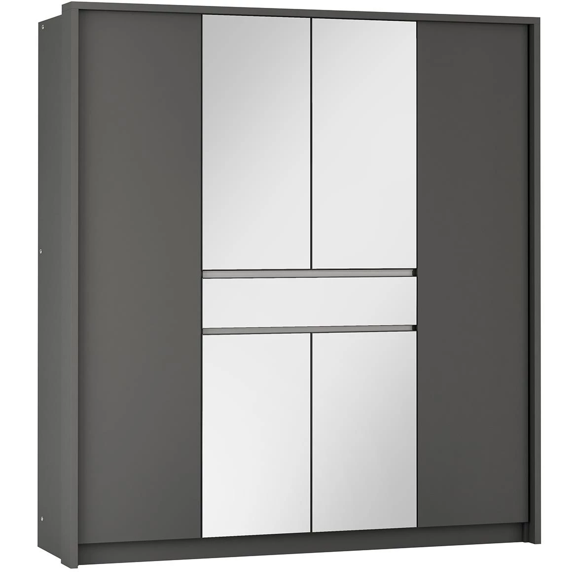 Split 200 ormar s ogledalom 200x65x217cm grafit