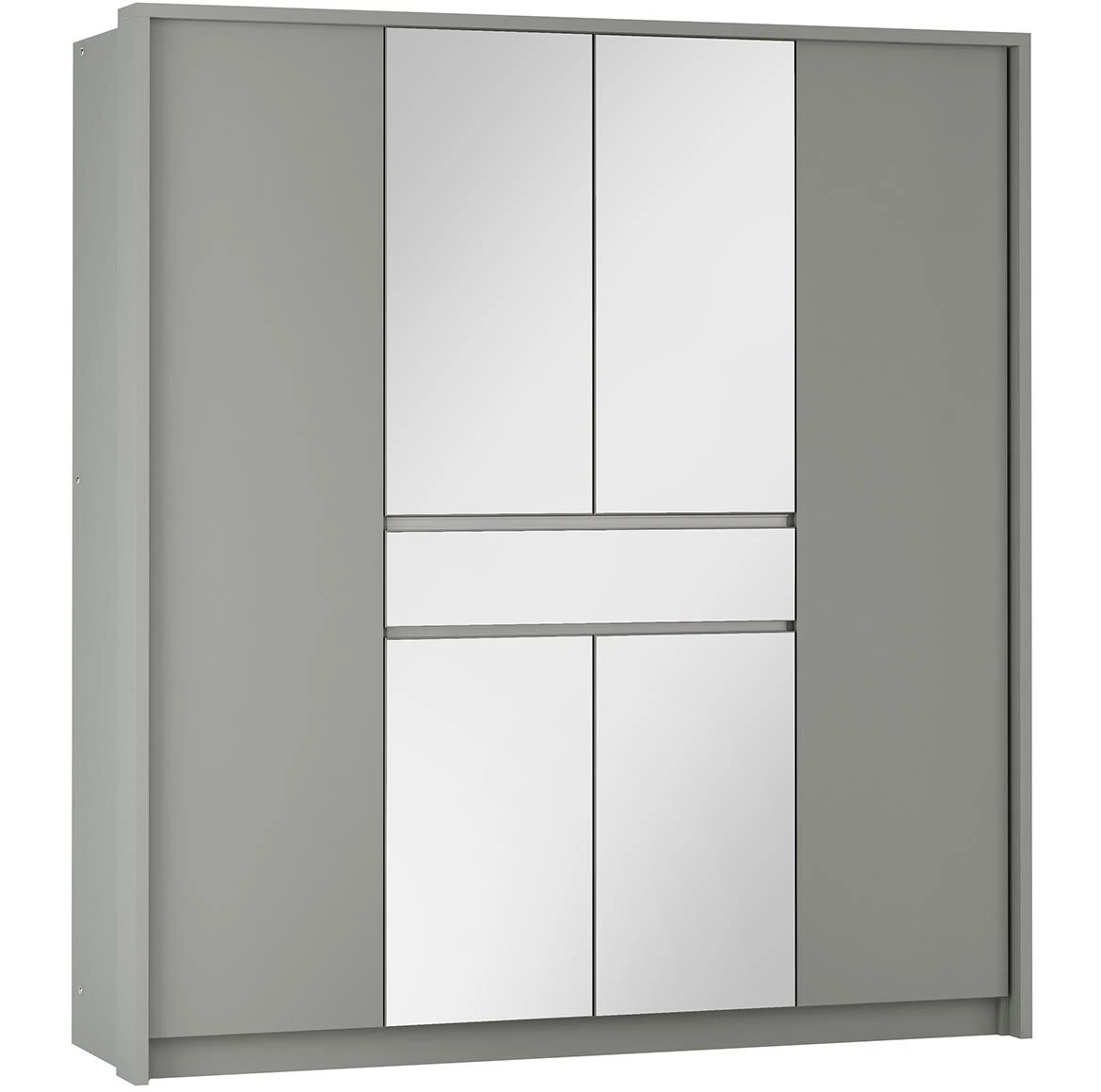 Split 200 ormar s ogledalom 200x65x217cm sivi
