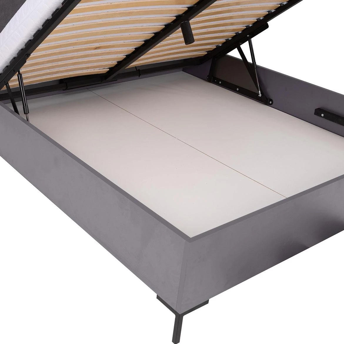 Allmo AL19 160 krevet s podiznom podnicom 168x208x94,5 cm grafit