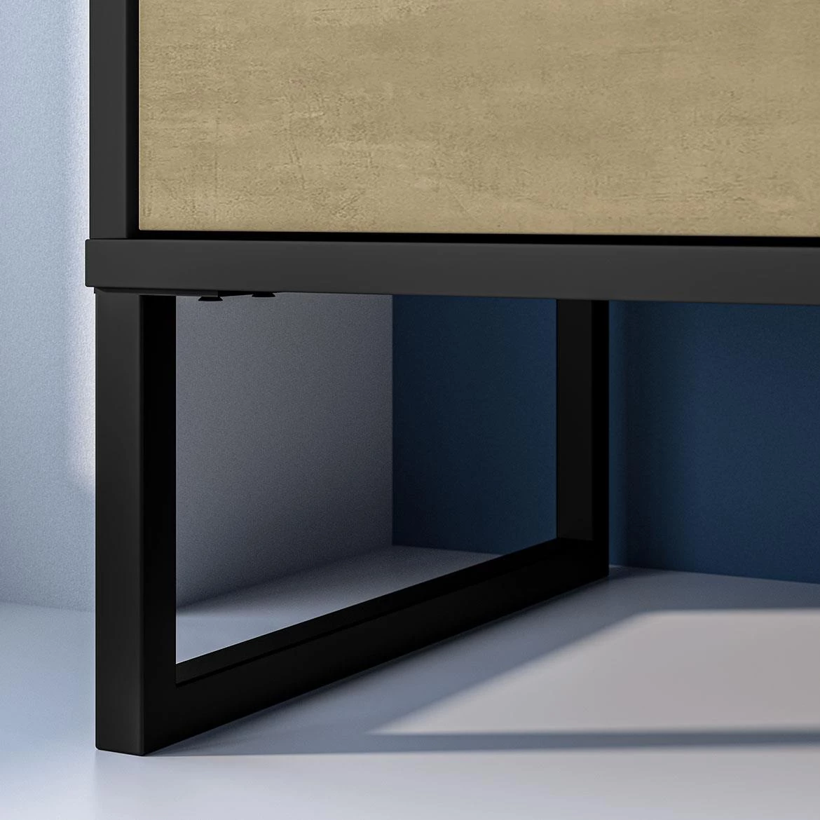 Colt 06 komoda 3fioke+1vrata 120x40x90 natur crna