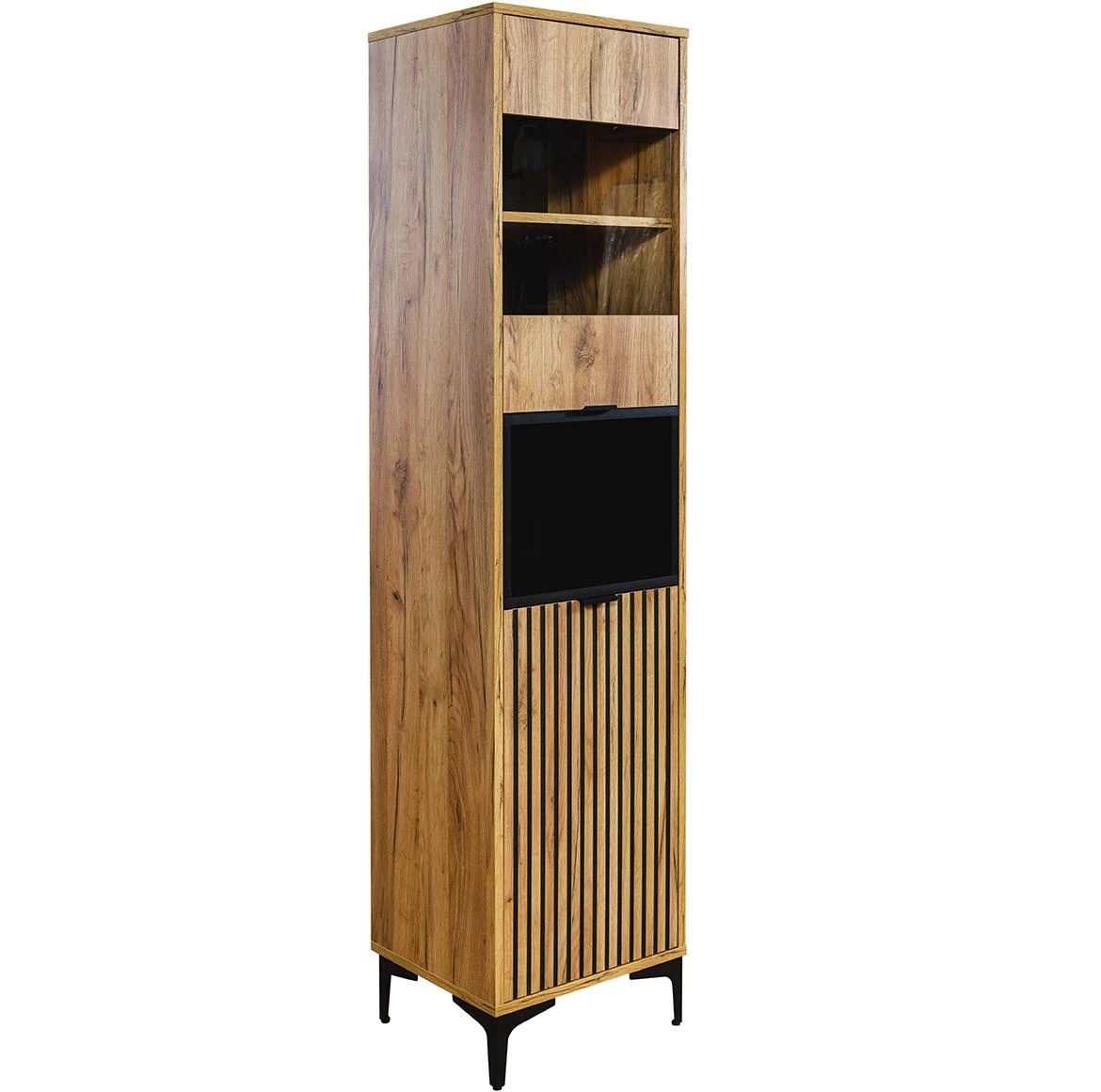 Margo 1D1W vitrina 1vrata 45x40,5x190 artisan hrast