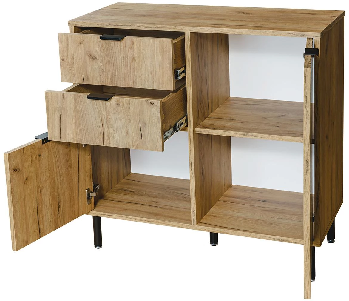 Namir 2D2S komoda 2vrata+2fioke 87,8x40,5x88,1 artisan hrast