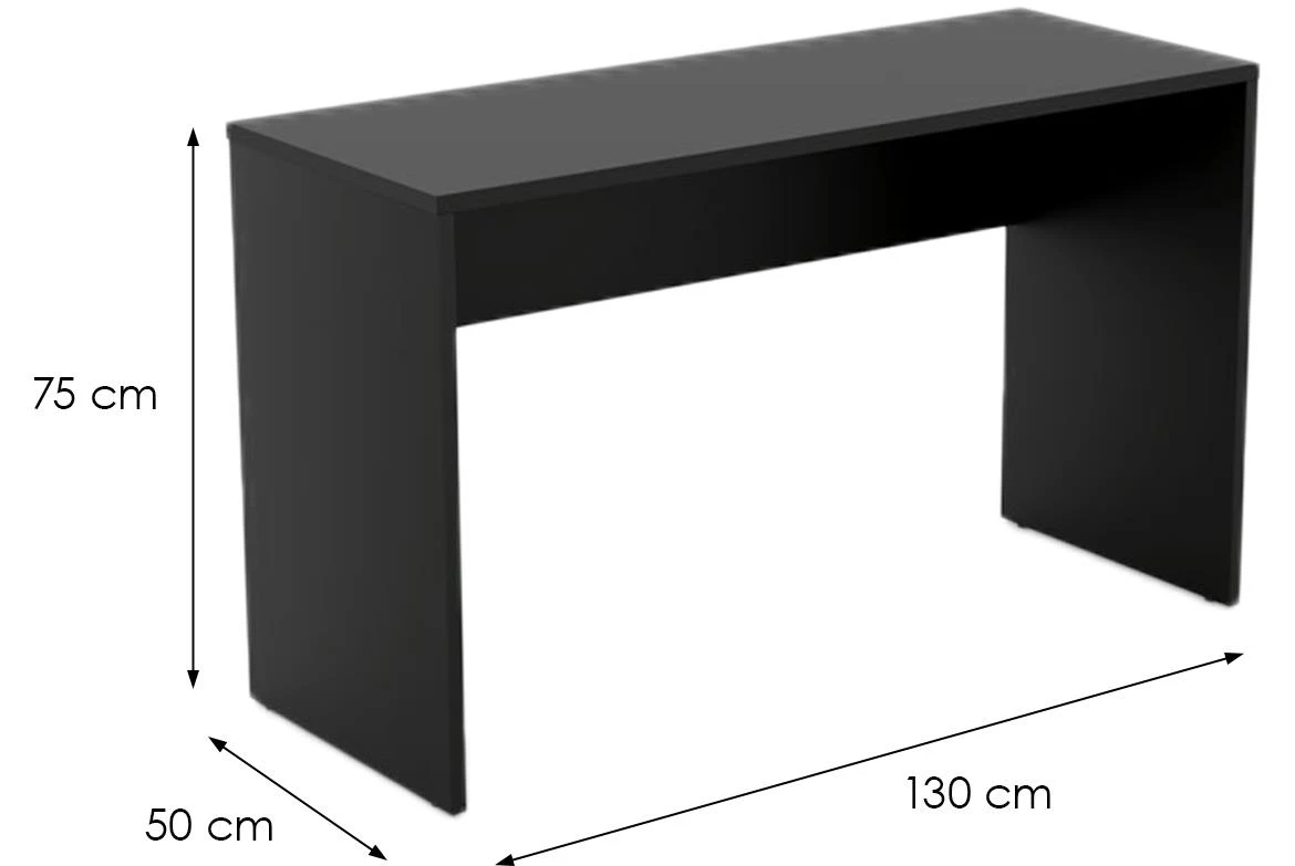 Agapi 03 radni stol 130x50x75 crni