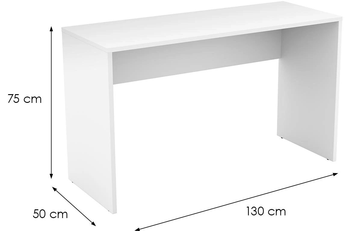 Agapi 03 radni stol 130x50x75 bijeli