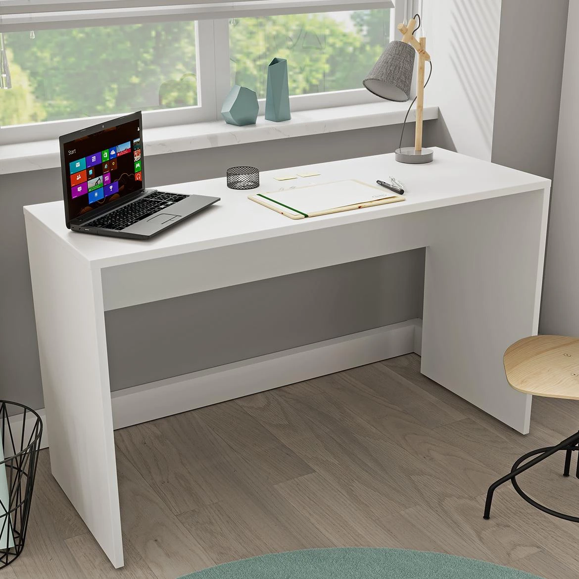 Agapi 03 radni stol 130x50x75 bijeli