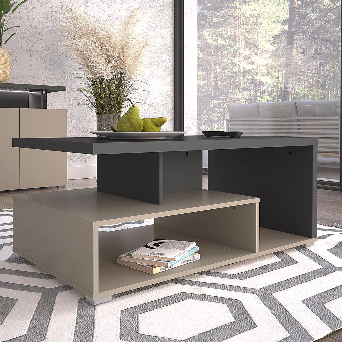 Serio 99 klub stolic 100x60x45 crni/congo