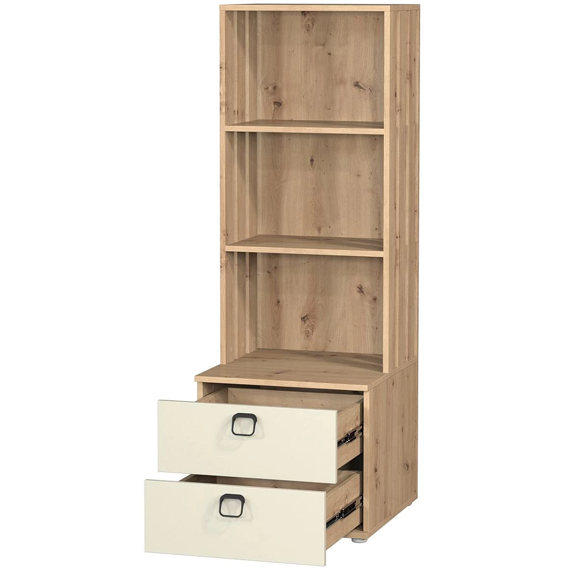 Camari 2s polica 3otvora+2fioke 50x55x147,2 artisan hrast/kašmir