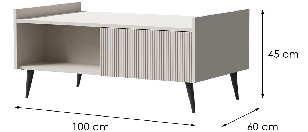 Ademo 9 stolic 100x60x45 cm kašmir