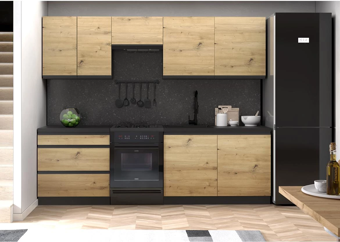 Industry G40 viseci element 1vrata 40x32x72 crni/artisan