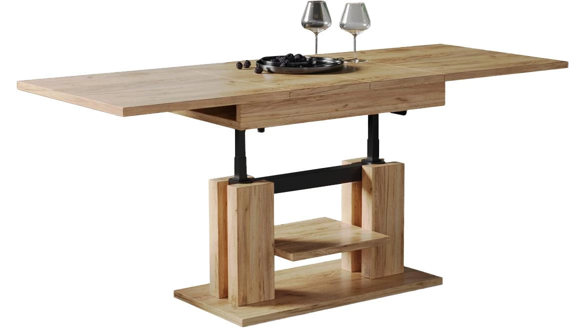 Iso produživi i podizni klub sto 110(170)x65x58(75) natur