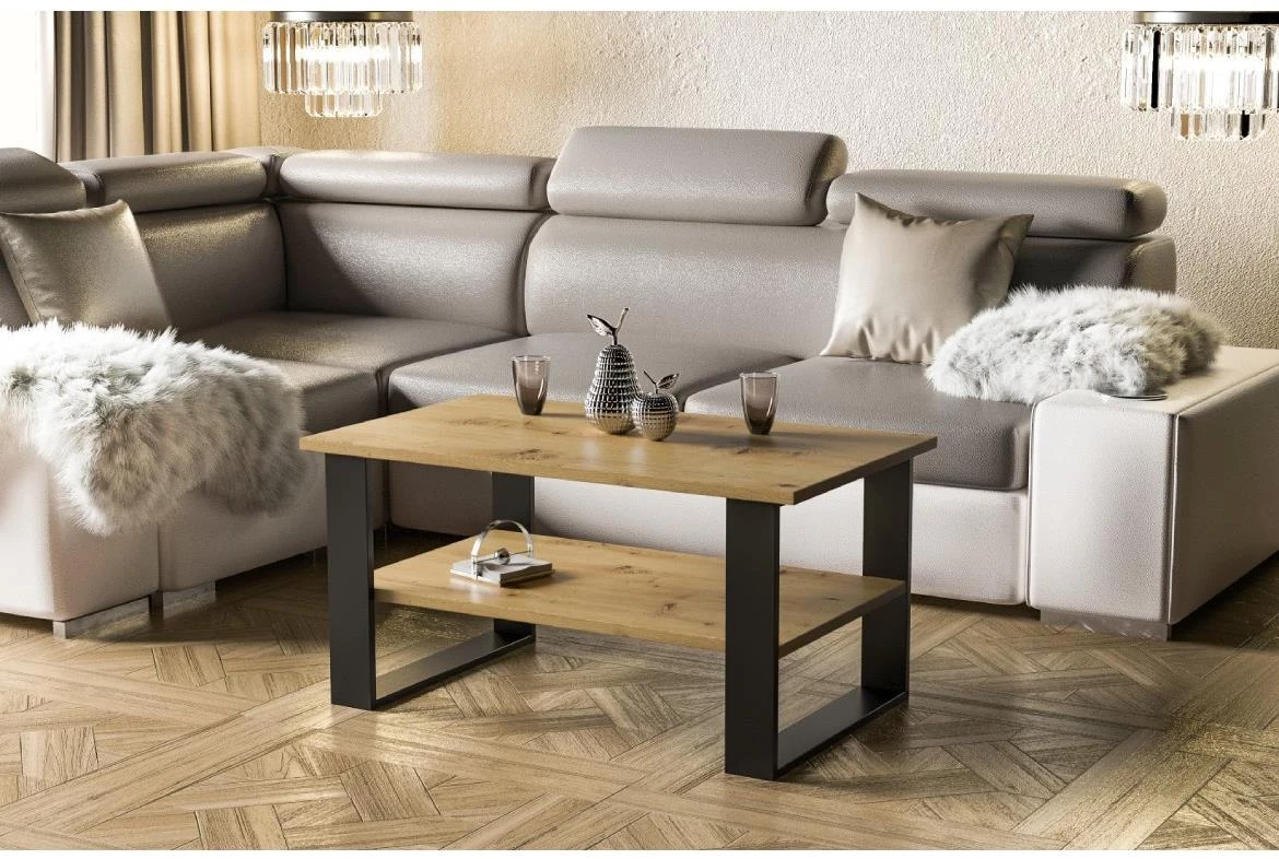 Inga klub sto 110x60x53 artisan hrast