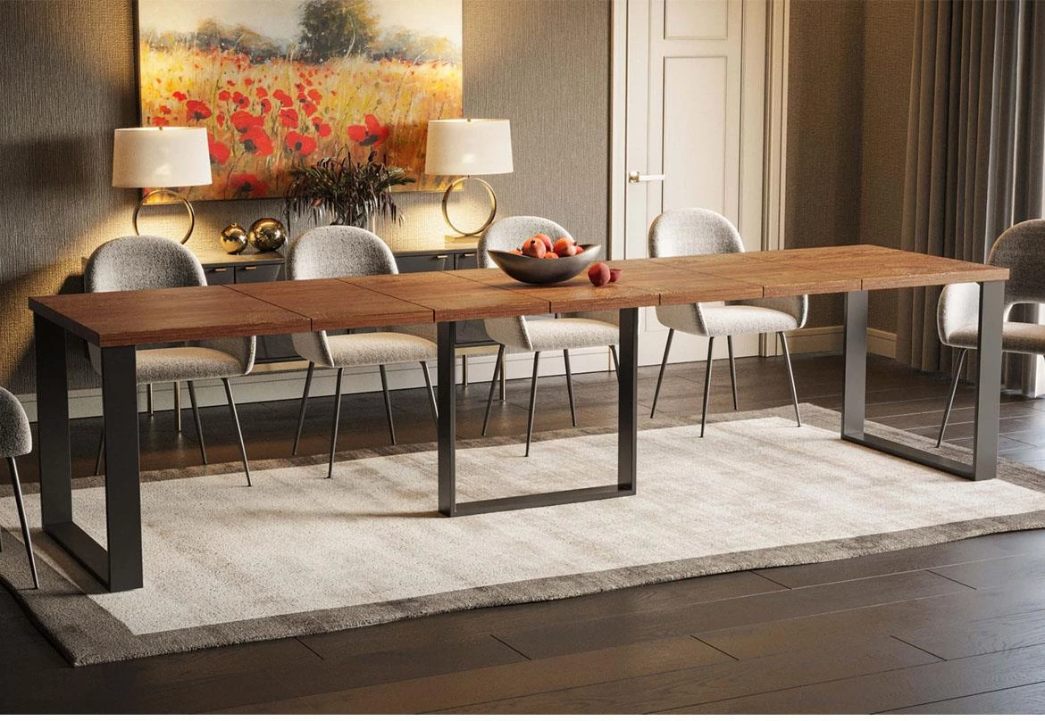 Borys max-250 produživi sto 130 (250)x85x76 hrast Stirling