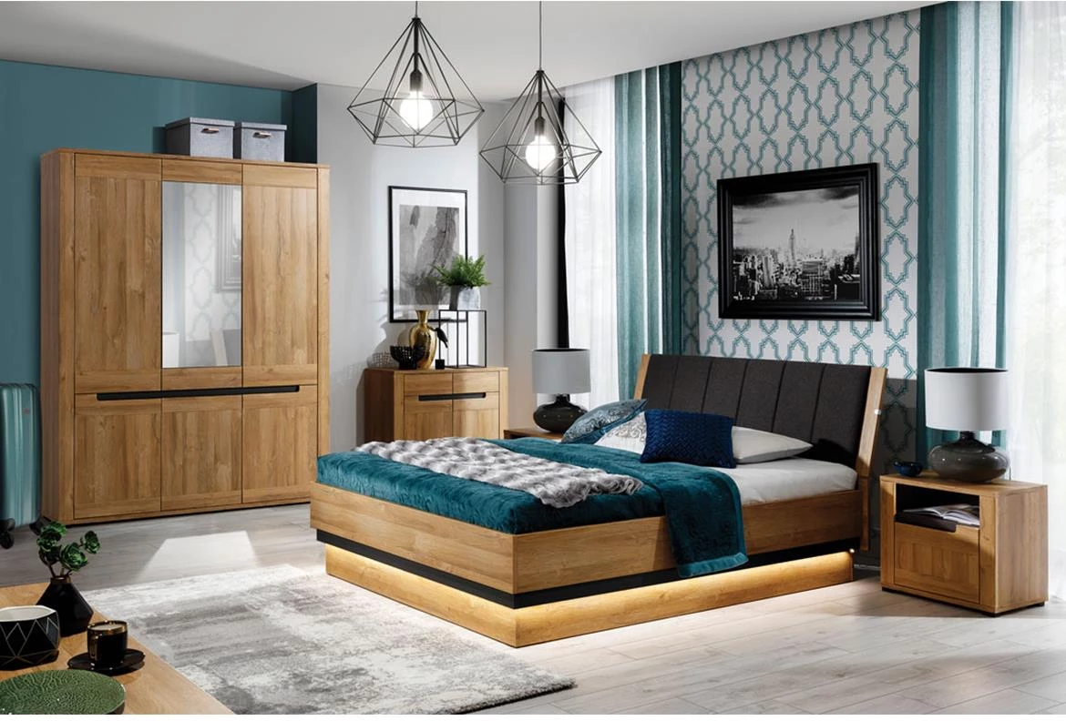 York Y-17 P nocni stocic 58x39,5x50,5 cm hrast