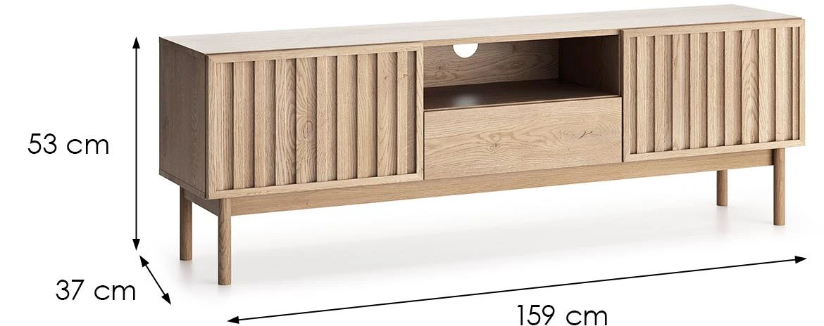 Saori TV komoda  2 vrata 53x37x159 cm kremona