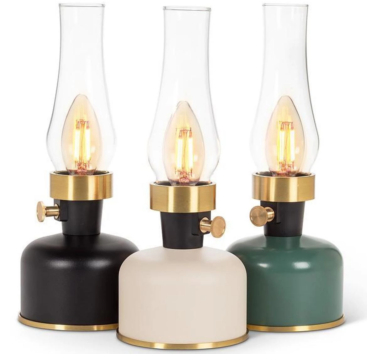 Stona lampa Olia bež LED