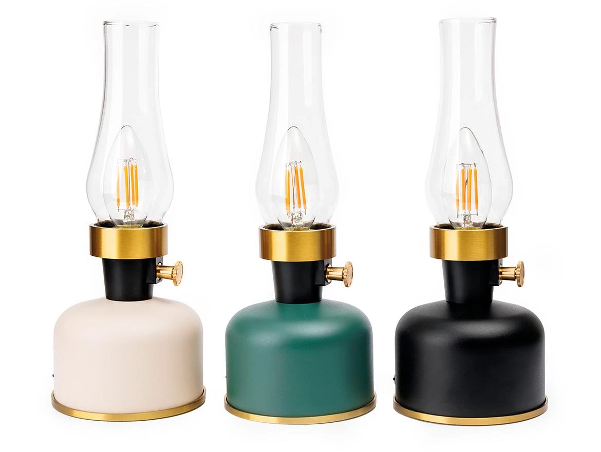 Stona lampa Olia bež LED