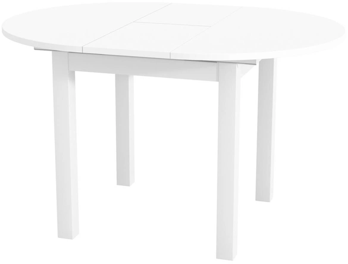 Aurora rasklopivi sto 96/126x96 cm beli