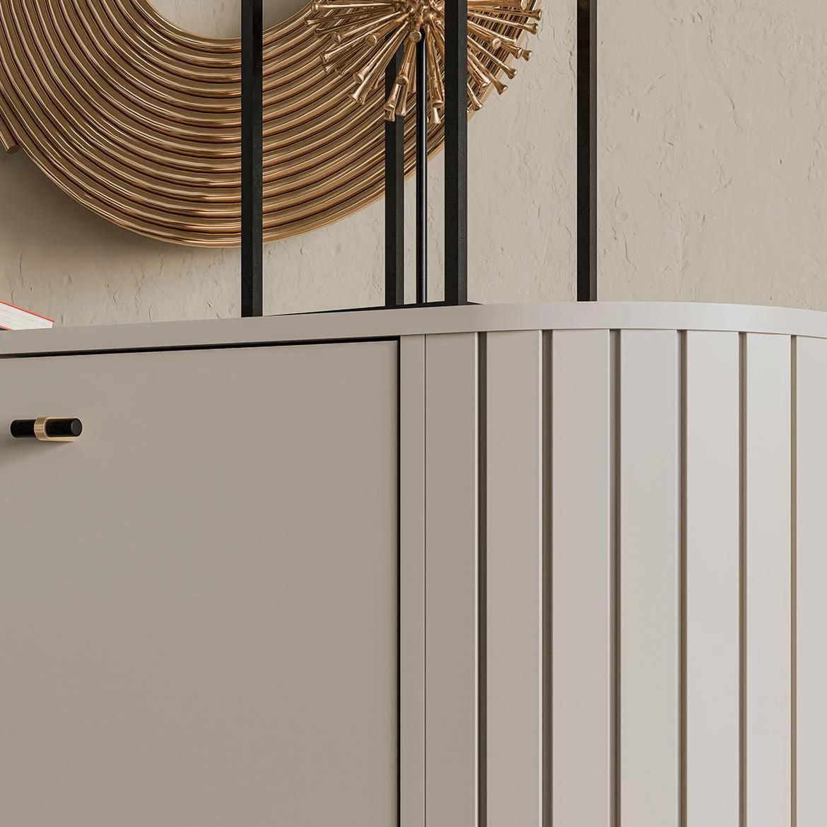 Zante Za5 TV komoda 1 fioka +  2 vrata 180x40x49 cm kašmir