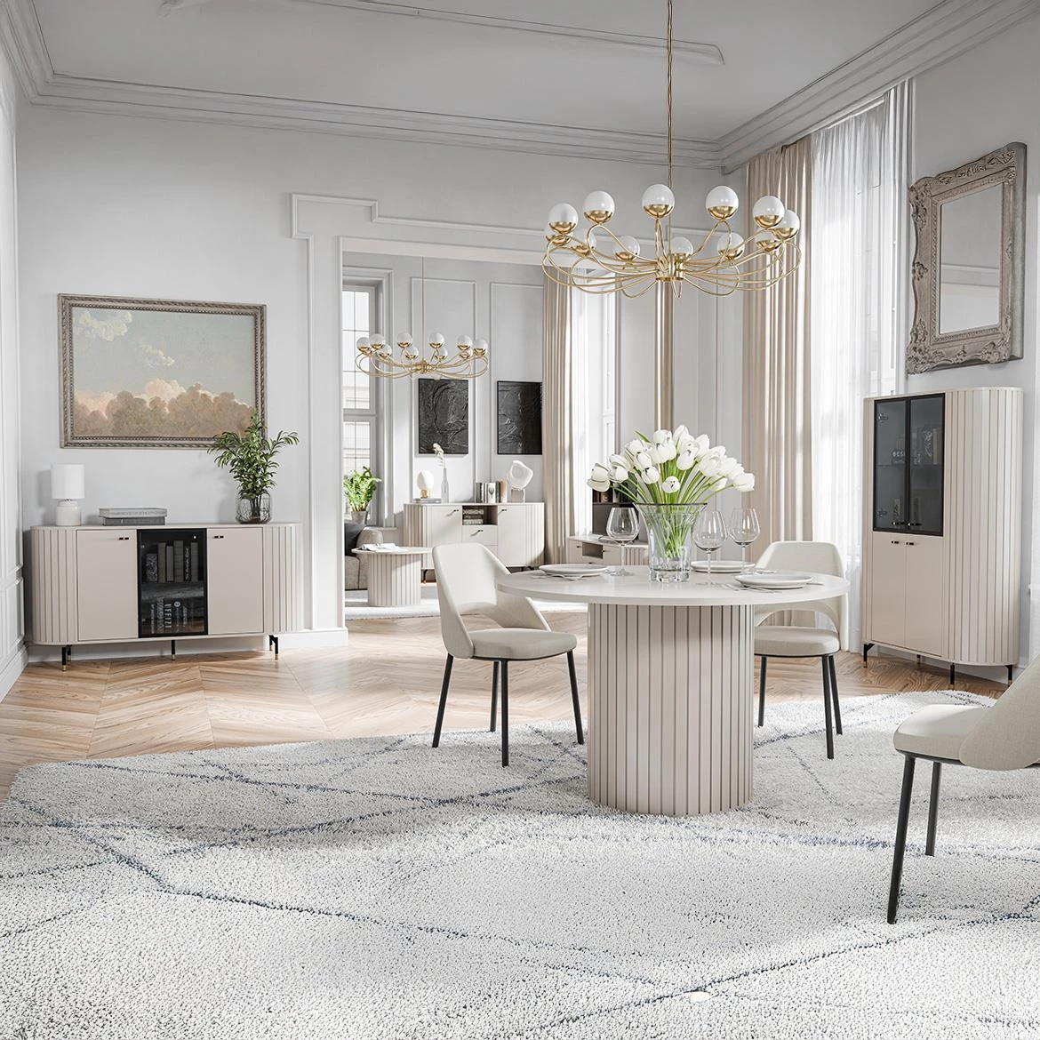 Zante Za5 TV komoda 1 fioka +  2 vrata 180x40x49 cm kašmir