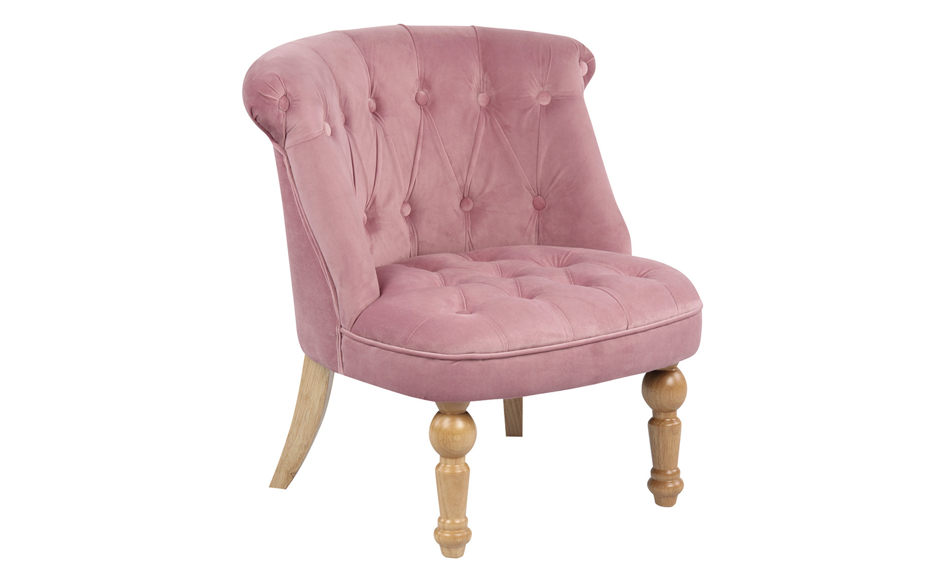 Velvet fotelja roze 68x64x71cm