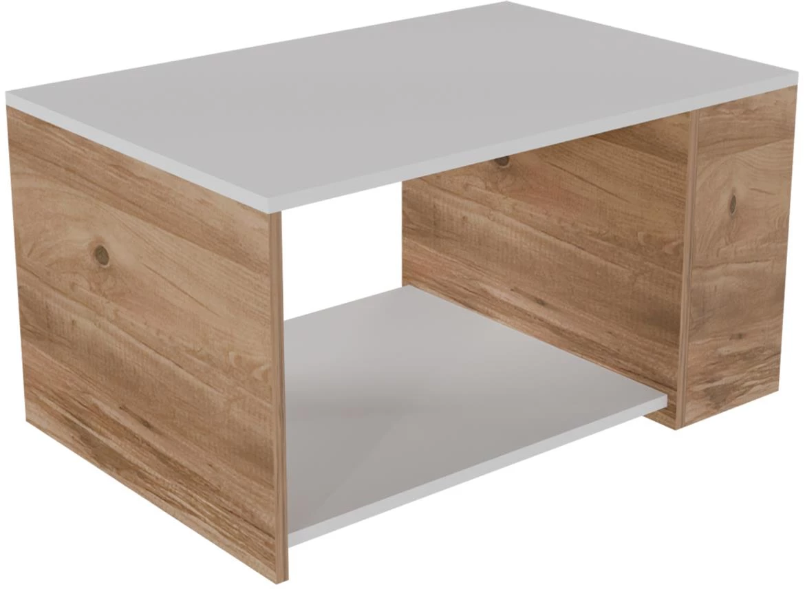 Delta klub sto Fd-Dltct-021 90x60x48 bela/natur