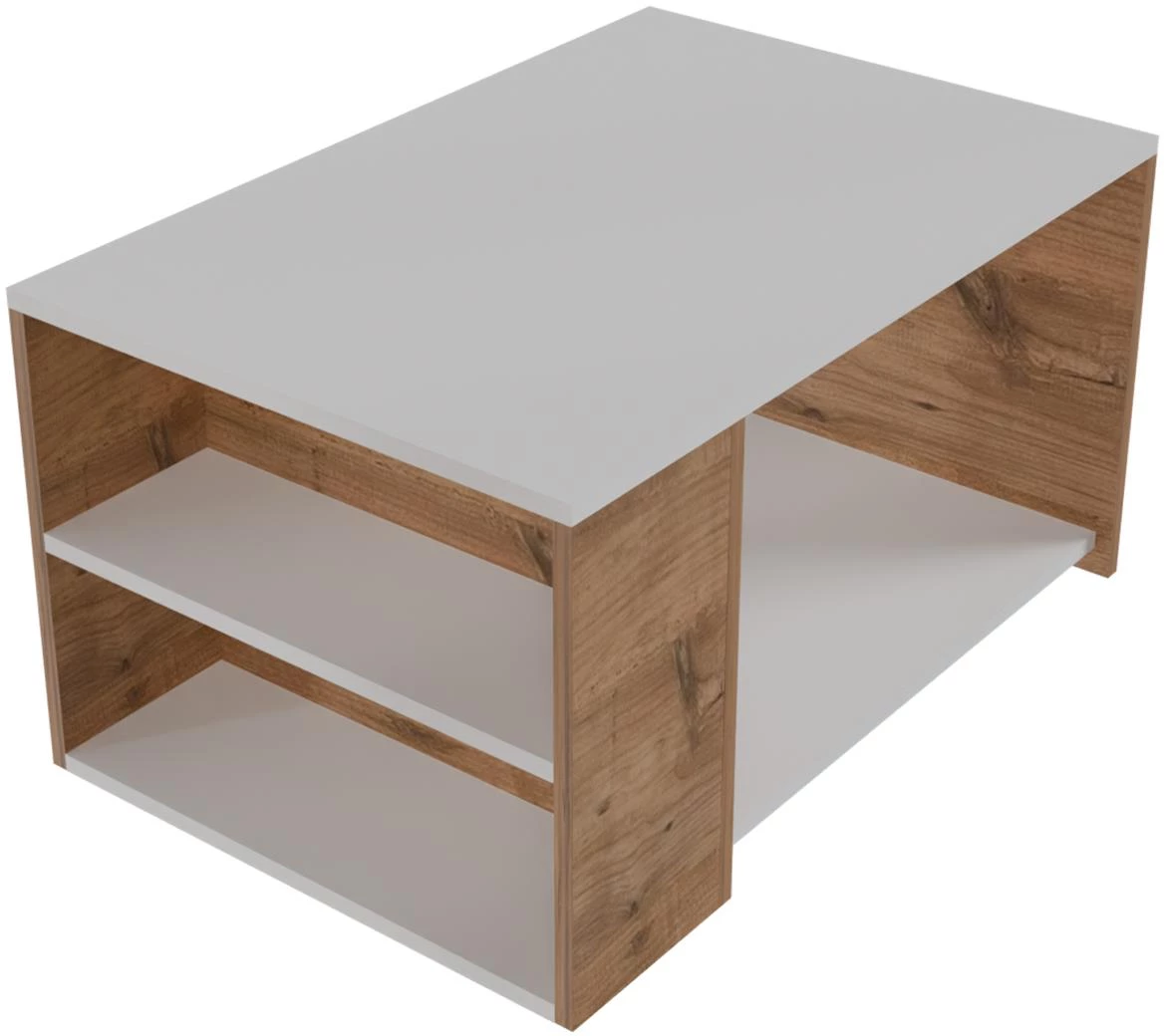 Delta klub sto Fd-Dltct-021 90x60x48 bela/natur