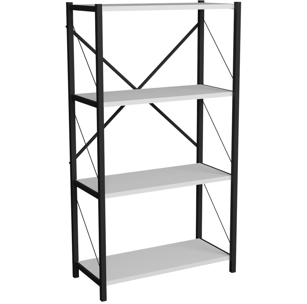 Polica FD-4LBS-002 bela 60x30x114