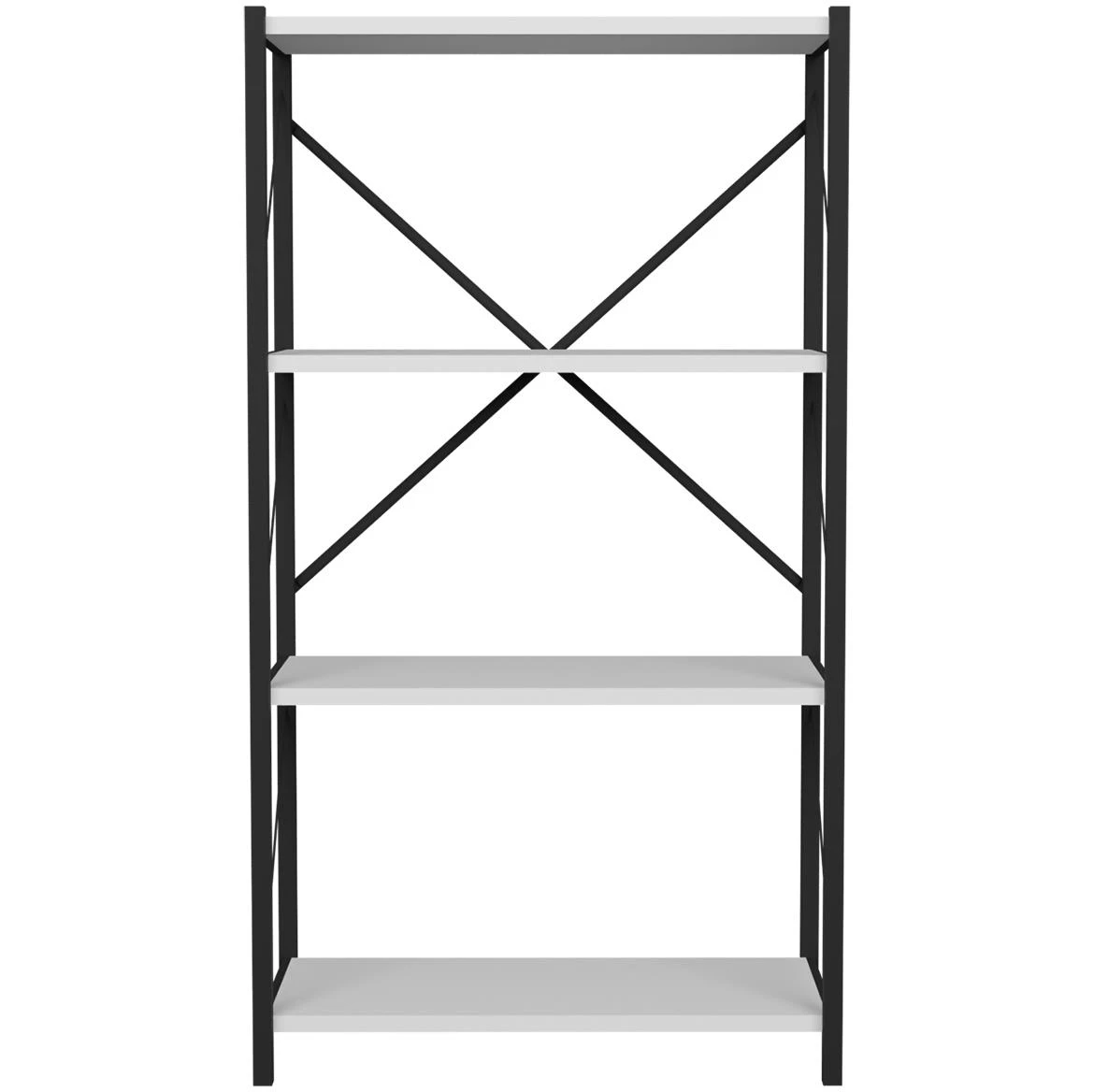 Polica FD-4LBS-002 bela 60x30x114