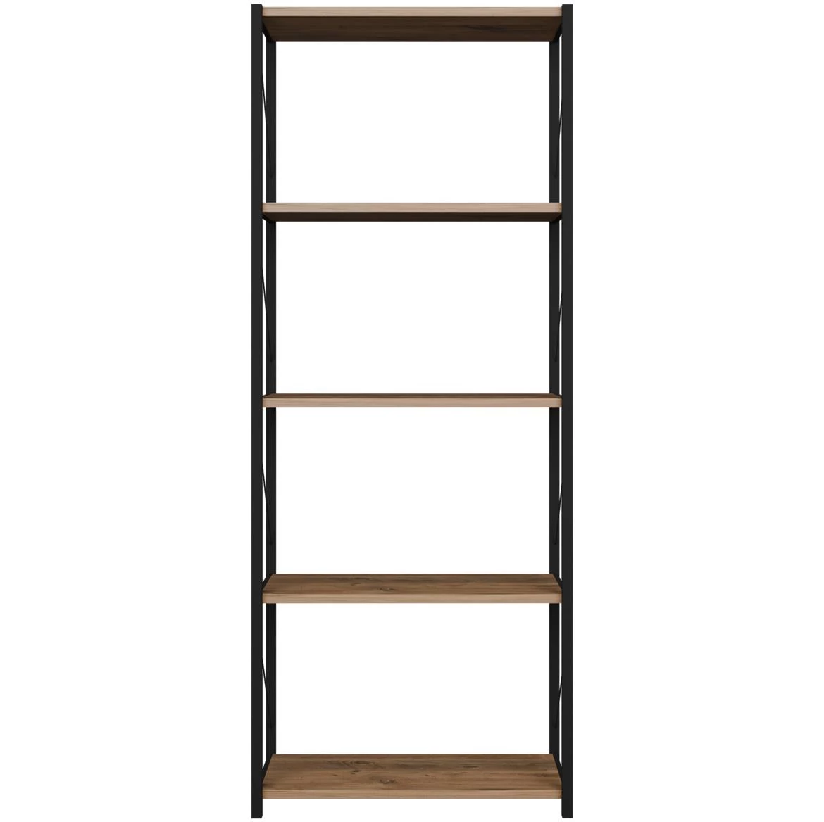 Polica FD-160-5LBS-001 tamni natur 60x30x160