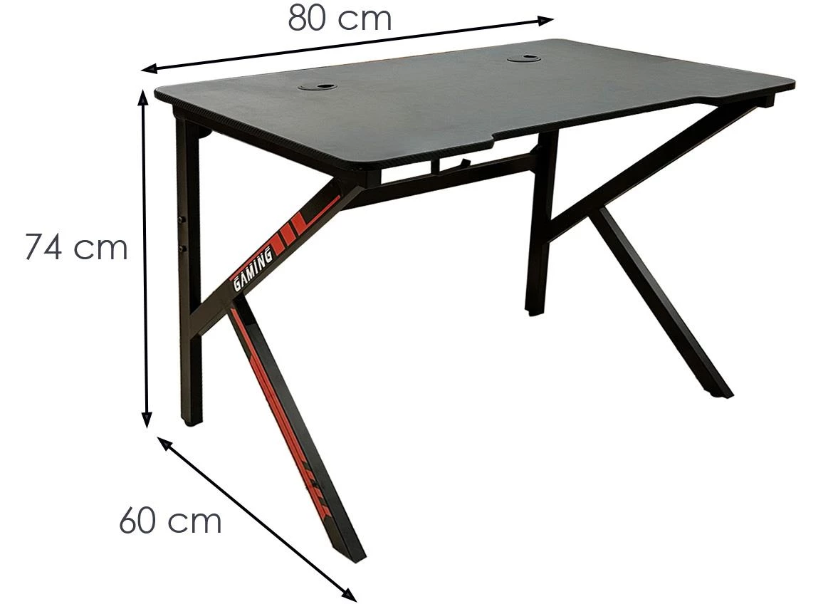 Besarion 8769 radni sto 80x60x74 crni