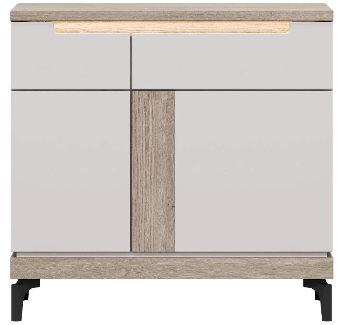 Aston An02 Komoda 90x39x87,5 hrast/kašmir bež