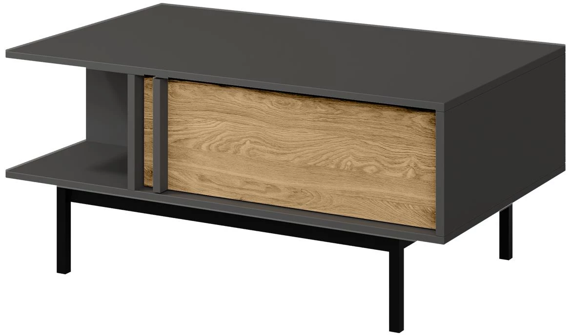 Alsy 12 klub stocic 93x60x43 siva/hrast