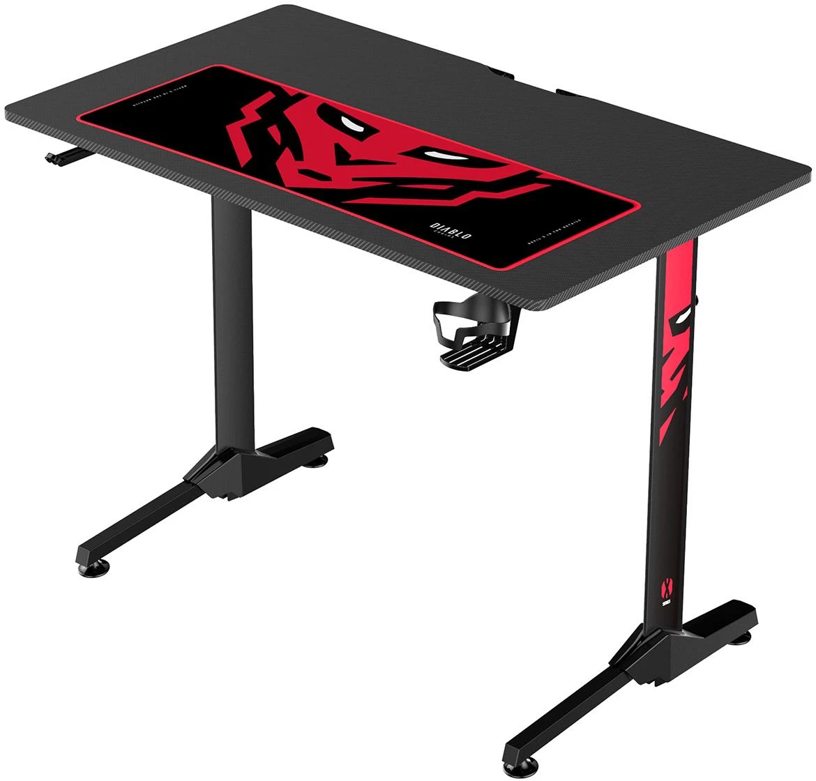 Diablo 160 X-Mate ge?merski sto crne bo?e 160x75x75 crno/crveni