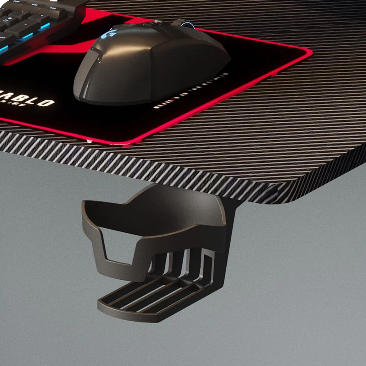 Diablo 160 X-Mate ge?merski sto crne bo?e 160x75x75 crno/crveni