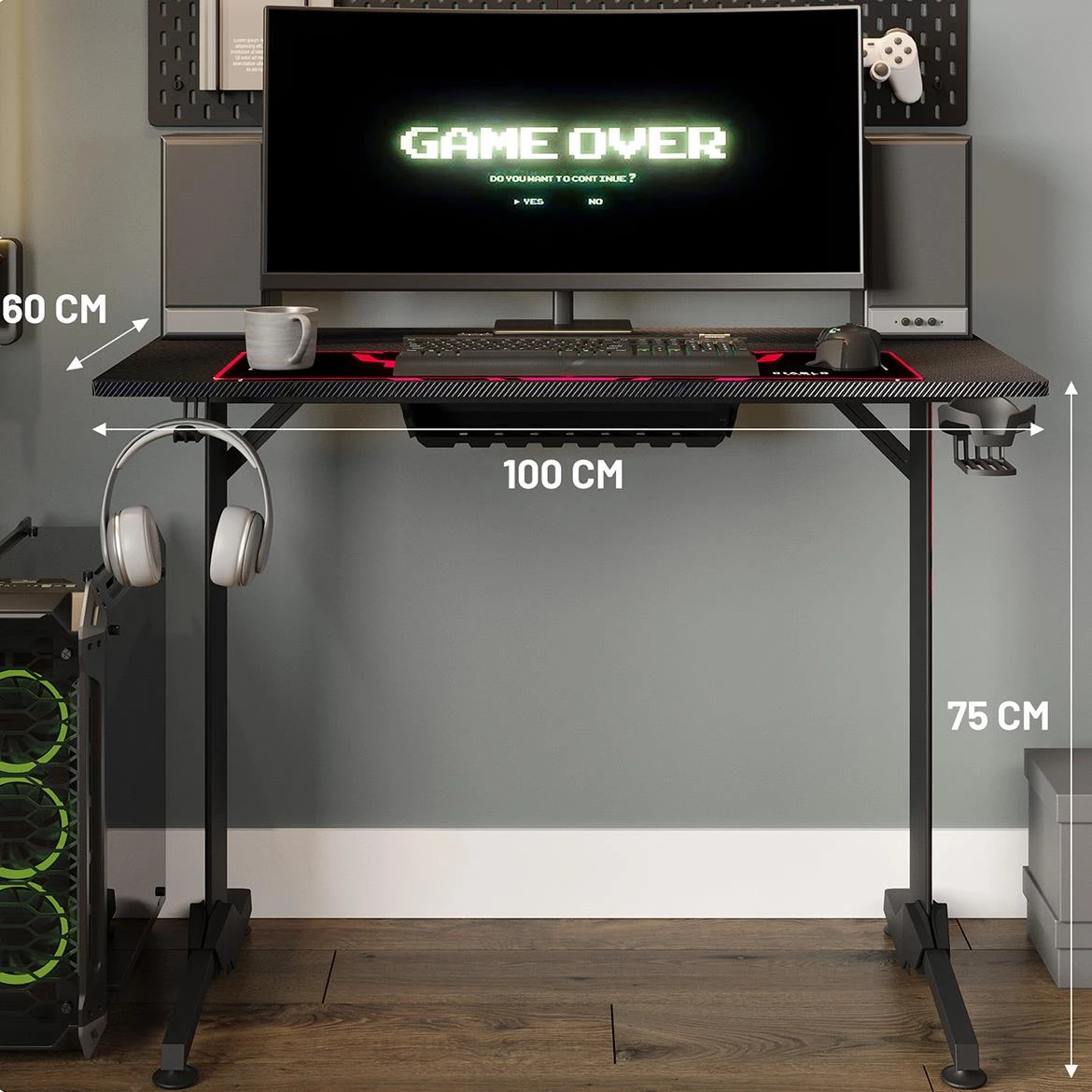 Diablo 160 X-Mate ge?merski sto crne bo?e 160x75x75 crno/crveni