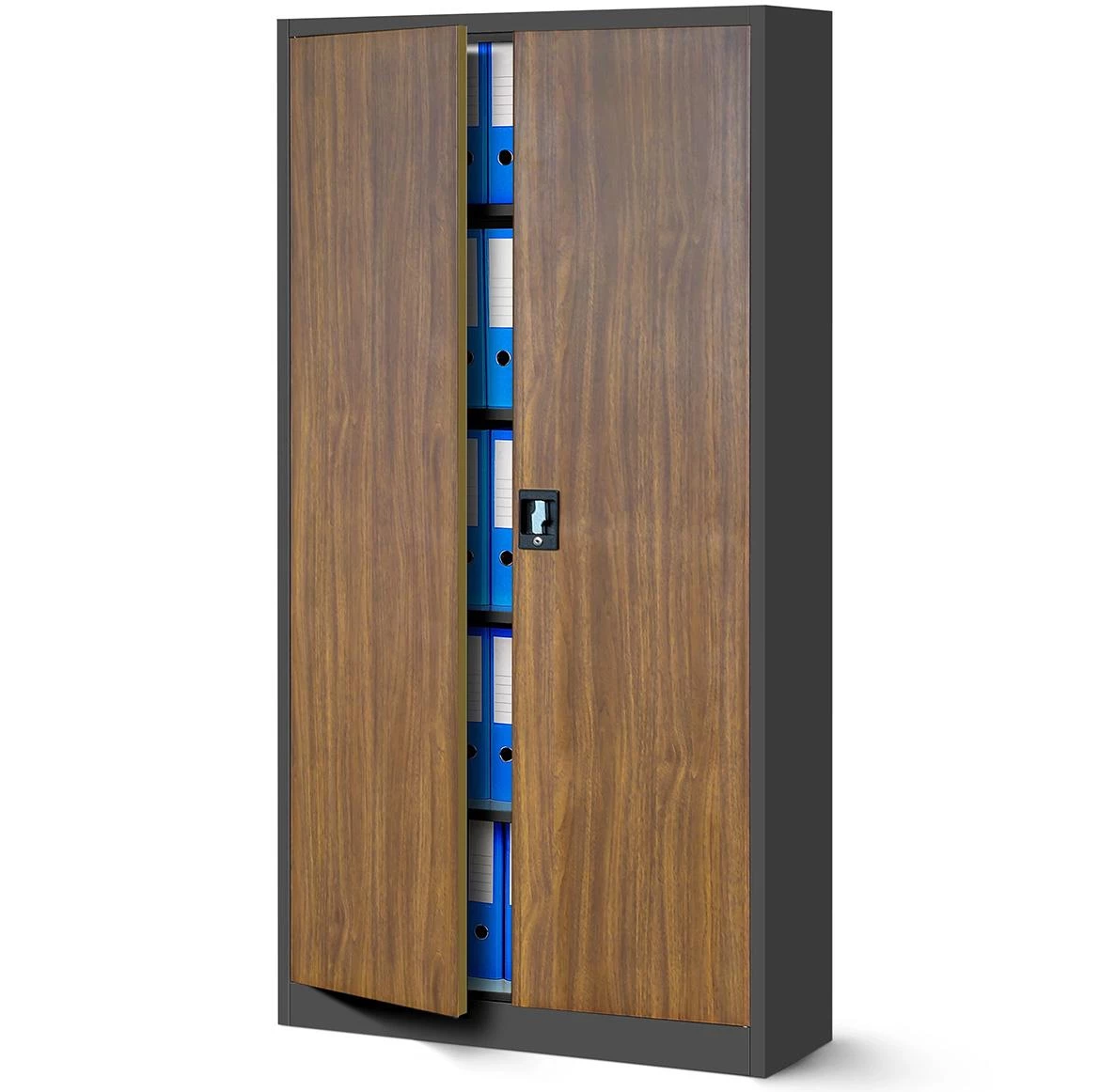 ?an garderober, metal, antracit/orah 90x40x185