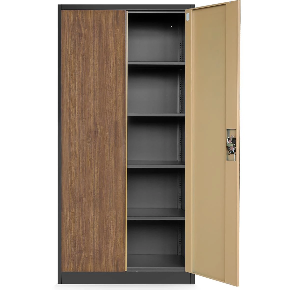 ?an garderober, metal, antracit/orah 90x40x185