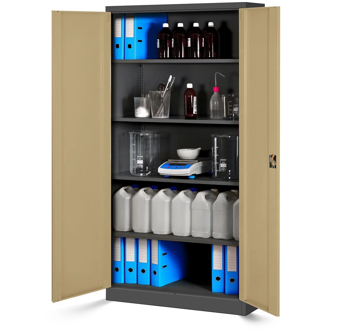 ?an garderober, metal, antracit/orah 90x40x185