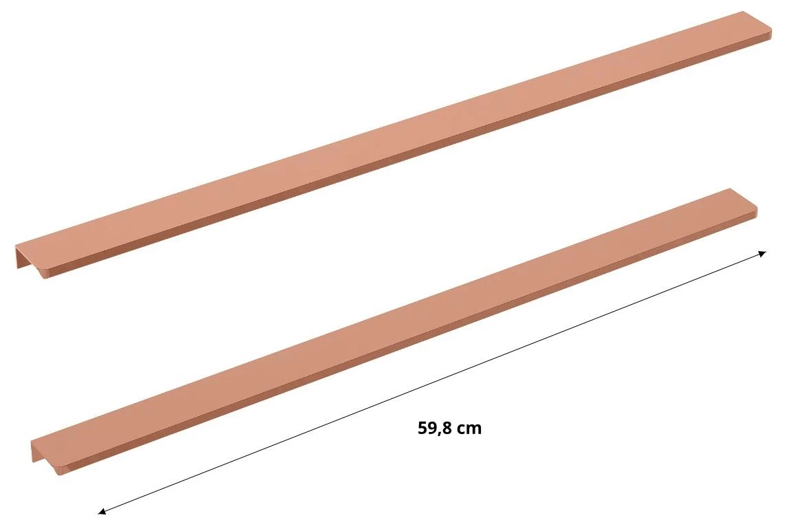 Merkado 60 ROSE GOLD set od 2kom rucice ružicasto/zlatne 60cm
