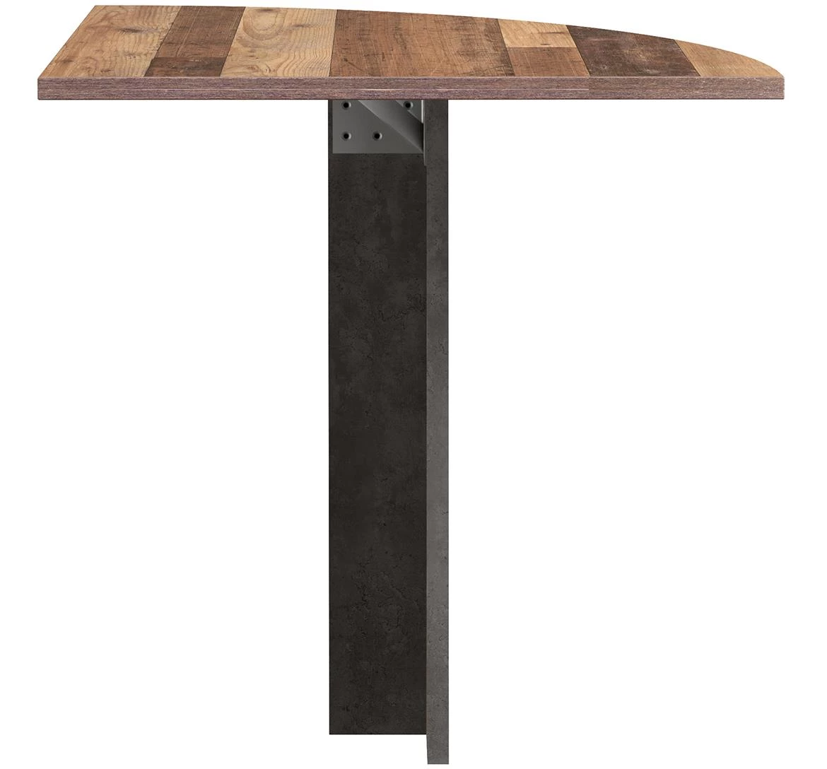 Symmach ugaoni nastavak za radni sto 70x70x73,5 oldwood natur/beton siva